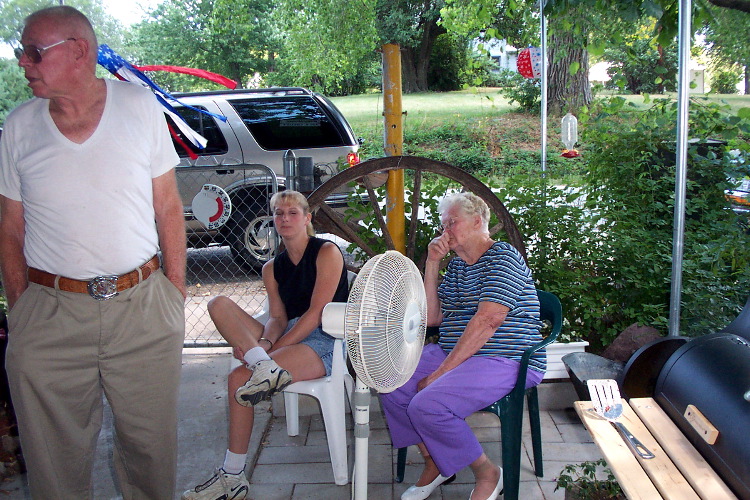 Larry, Lisa, Grandma-Great