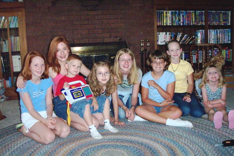 Mary, Lora, Levi, Holly, Heather, Lindsey, Katey, & Hannah