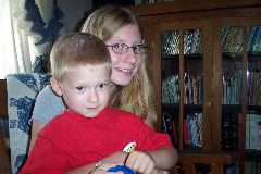 Levi & cousin Heather