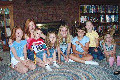 Mary, Lora, Levi, Holly, Heather, Lindsey, Katey, & Hannah