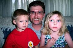 Levi, his Dad, & cousin Hannah