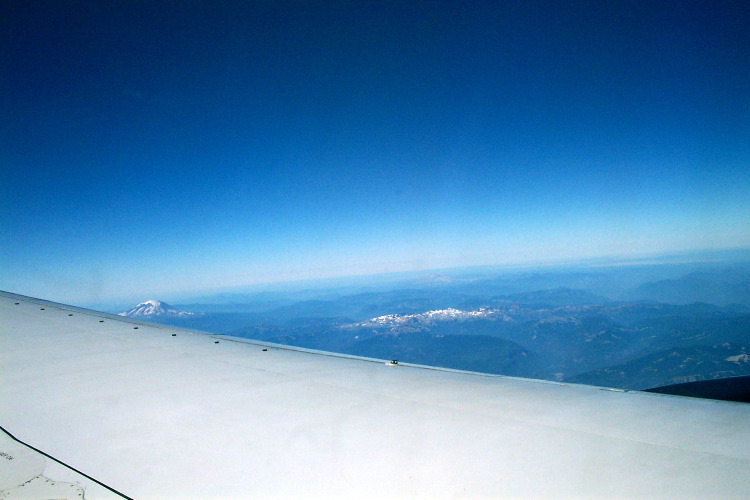 Mt. Aix (left)