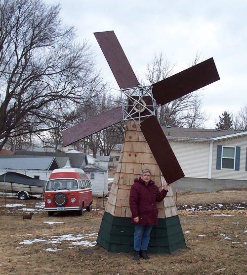 Mom and the Windmill