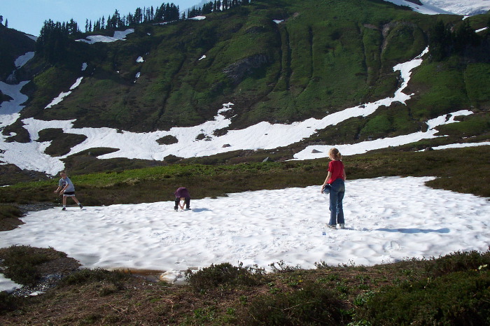 Snow fight