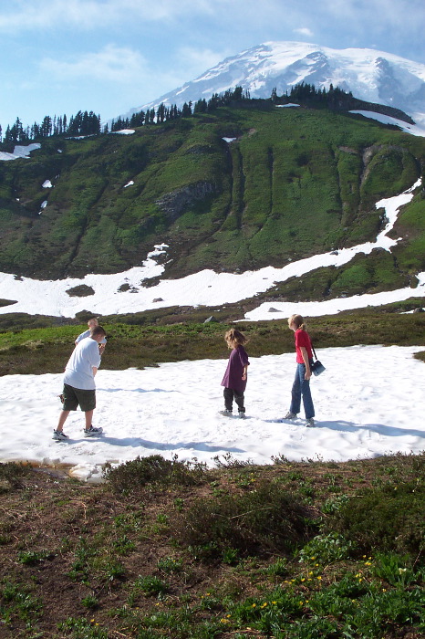 Snow fight at 6500 feet