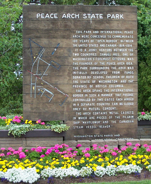 On the border of Canada