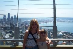 Heather and Holly up top