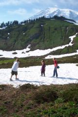 Snow fight at 6500 feet