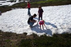 Hannah's snowman (help from dad)