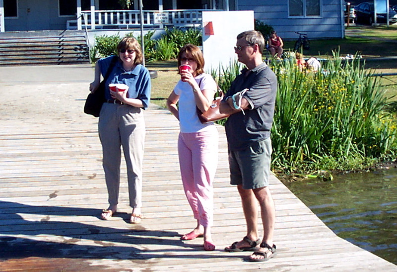 Leslie, Kathy, and Rex