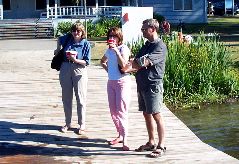 Leslie, Kathy, and Rex