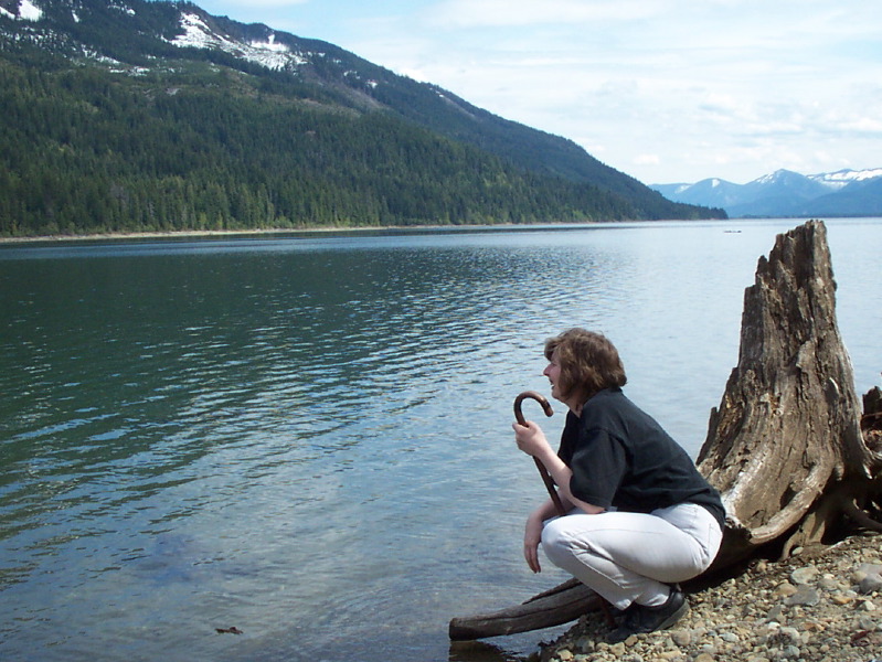 Leslie at Lake Kachess