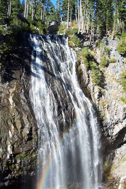 Rainbow in the falls