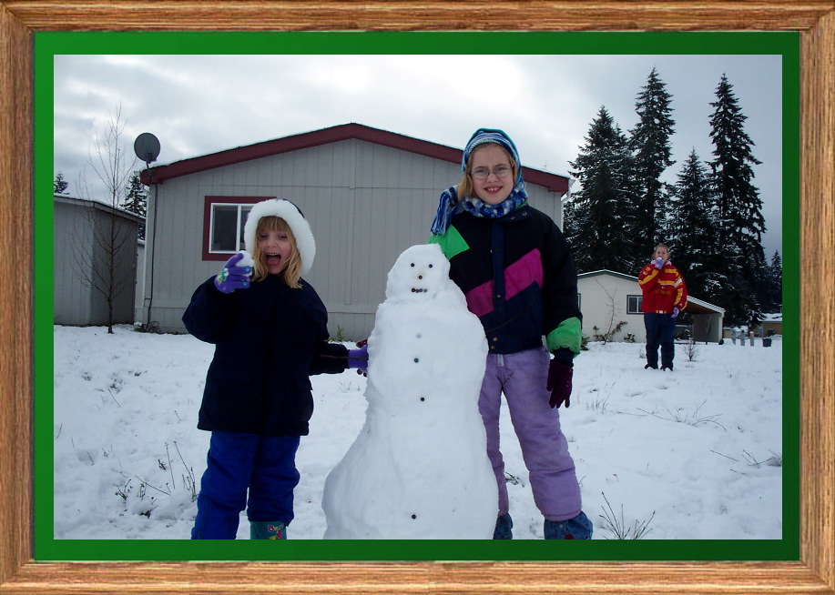 New Year Snowman