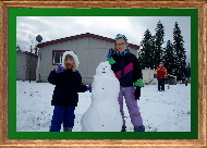 New Year Snowman