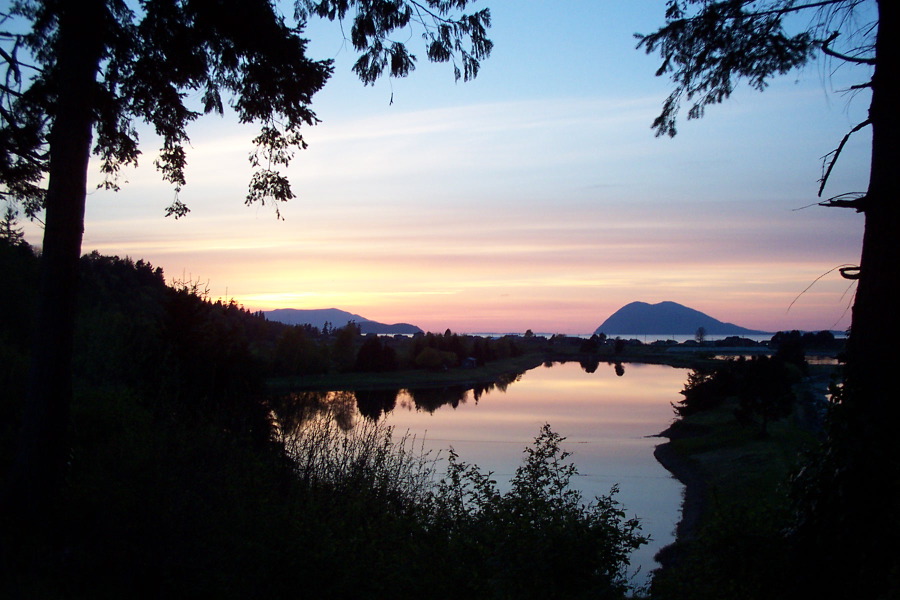 Sammish Camp "Pool" at sunset