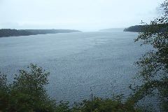 Rain in Tacoma Narrows