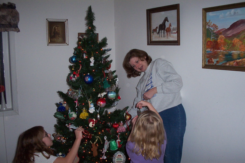 Decorating the tree