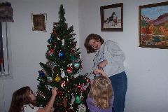 Decorating the tree