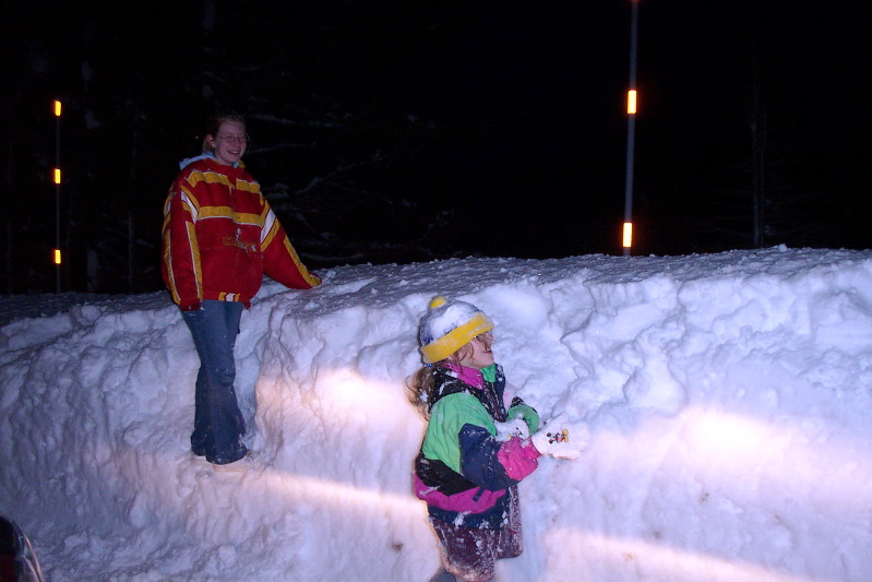 Snow fight
